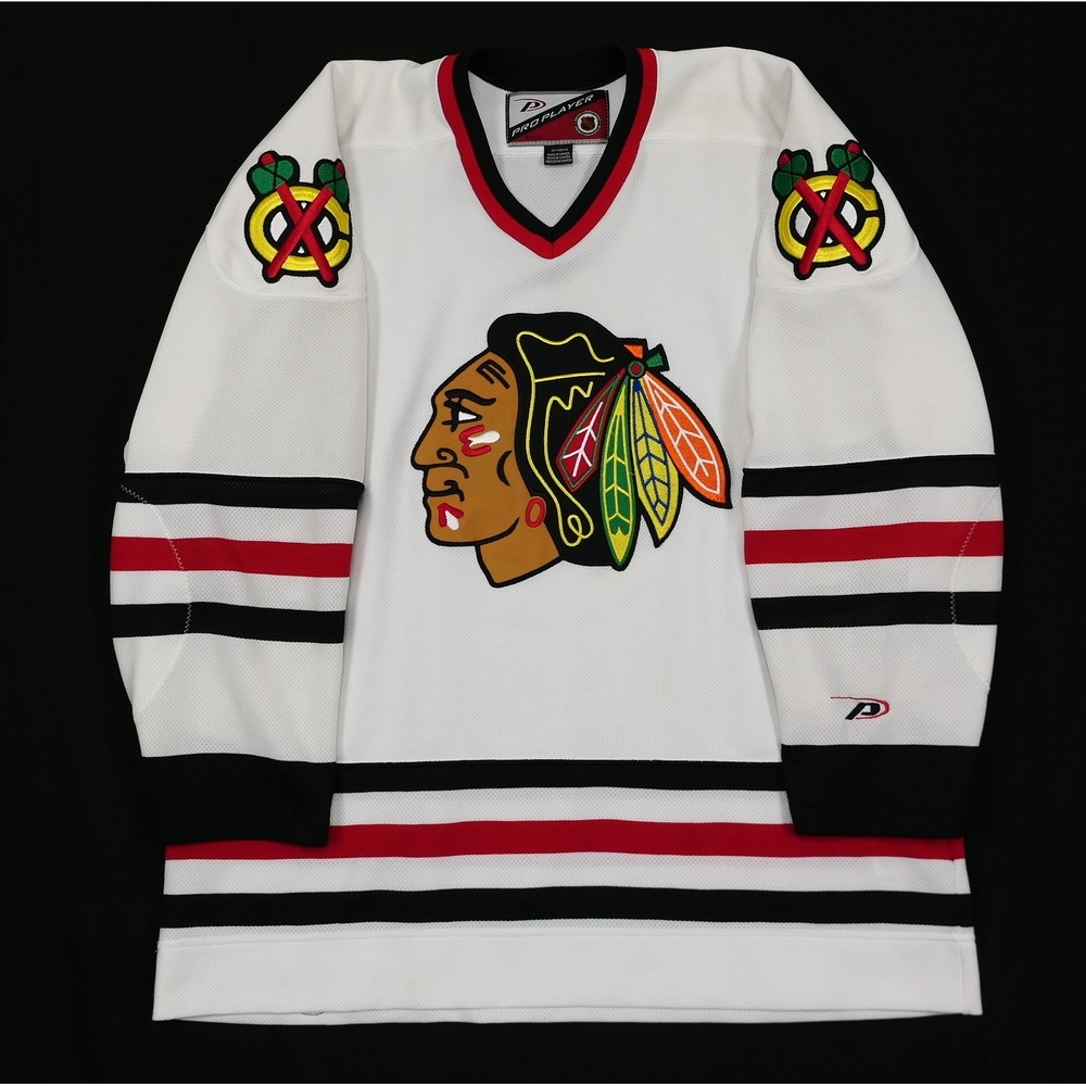 VTG Chicago Blackhawks NHL Pro Player Jersey Mens XL Hockey Stitched 99-00 Clean